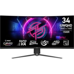 MSI MPG 346CQRF X24 34" UWQHD 240Hz Curved Gaming Monitor