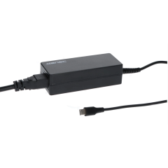 Yanec Laptop USB-C AC Adapter 65W Zwart