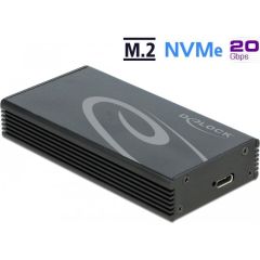 DeLOCK Externe behuizing voor M.2 NVMe SSD (USB 3.2 Gen 2x2)