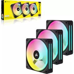 Corsair iCUE LINK QX120 RGB Starter Kit Zwart 120mm 3-pack