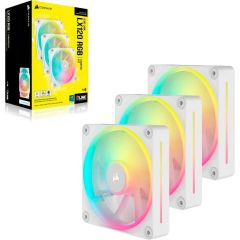 Corsair iCUE LINK LX120 RGB Starter Kit White 120mm 3-Pack