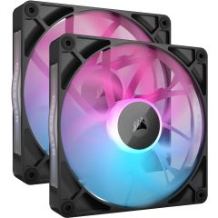 Corsair iCUE LINK RX140 RGB Starter Kit Black 140mm 2-Pack