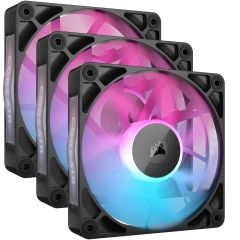 Corsair iCUE LINK RX120 RGB Starter Kit Black 120mm 3-Pack