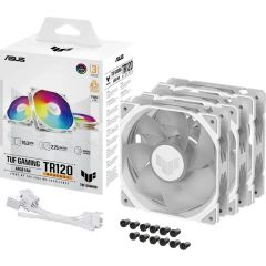 ASUS TUF Gaming TR120 Reverse ARGB White 120mm 3-Pack