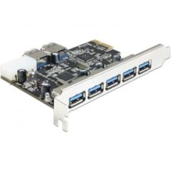 Delock PCI Express Card 5 x external + 2 x internal USB 3.0