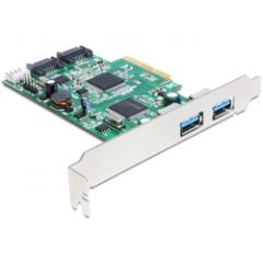 Delock PCI Express Card 2 x USB 3.0 + 2 x SATA 6 Gb/s