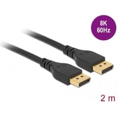 Delock DisplayPort Kabel 8K 60 Hz Gecertificeerd 2 m