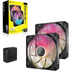 Corsair iCUE LINK RX140 Max RGB Starter Kit Zwart 140mm 2-pack