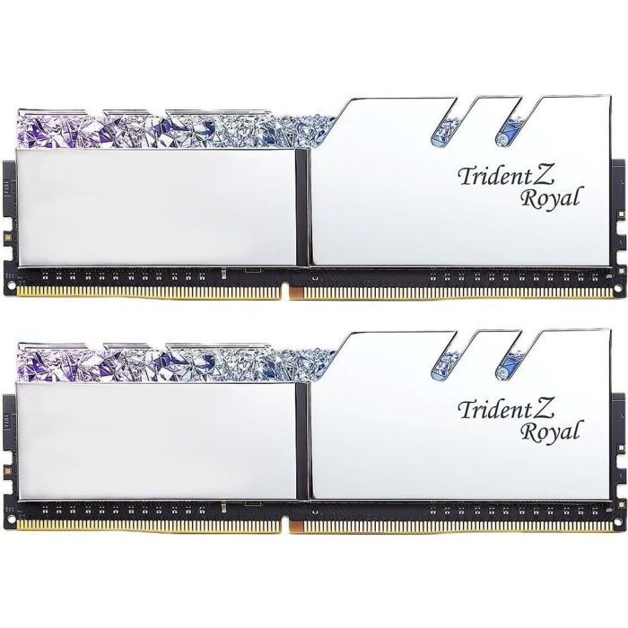 G.Skill Trident Z Royal RGB Silver 16GB DDR4-3200 Kit F4-3200C16D