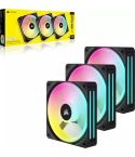 Corsair iCUE LINK QX120 RGB Starter Kit Zwart 120mm 3-pack
