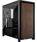 Corsair Frame 4000D RS Wood Zwart / Bruin
